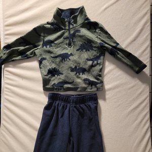 Children's Place dinosaur fleece set